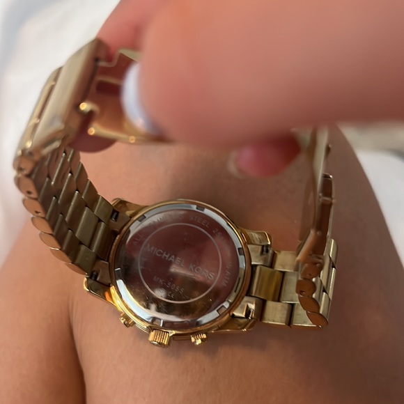 Michael Kors Runway Gold-Tone Watch - Picture 9 of 9